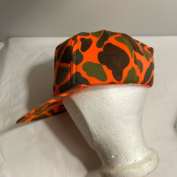 Nissin Orange Camo Snap Back Trucker Cap - Picture 14 of 14